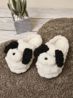 Cartoon Dog Warmth Fluffy Slippers -Zolucky Sales Store fa2c91c430a676fbb6440e7bfc69d471