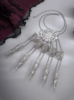 Halloween Gothic Style Tapered Tassel Nail Bracelet -Zolucky Sales Store faf5b4643f80b9a83aa3d41ffaa04e88