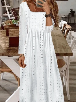 Lace Square Neck Casual Lace Dress(Lined) 5 Lace Square Neck Casual Lace Dress(Lined) -Zolucky Sales Store fb3f5ddb694f8f1edd69dcd52c0db8a3