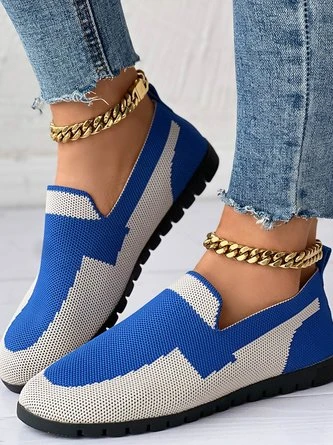 Contrast Stitching Casual All Season Mesh Fabric Shallow Shoes 16 Contrast Stitching Casual All Season Mesh Fabric Shallow Shoes - Image 16