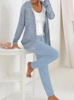 Plus Size Loose Casual Two-Piece Set