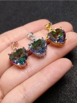 Rhinestone Heart Pendant Necklace -Zolucky Sales Store fec541bab1fe950836d0ed1364222243