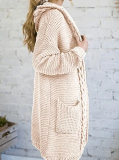 Hoodie Wool/Knitting Casual Sweater -Zolucky Sales Store ffb6d459395304ad9226f8bd83de8050