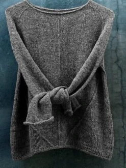 Zolucky Solid Casual Shift Knitted Sweater -Zolucky Sales Store huise jpg 1568865545188